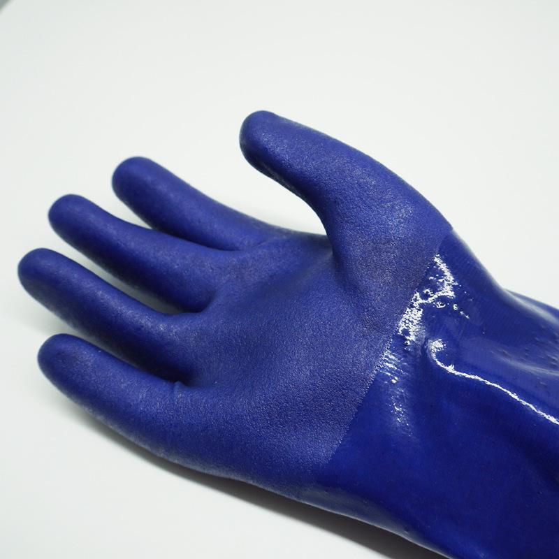 Luvas Antiderrapantes de PVC para Manuseio de Peixes: À Prova d'Água, Óleo e Ácido para Aquicultura