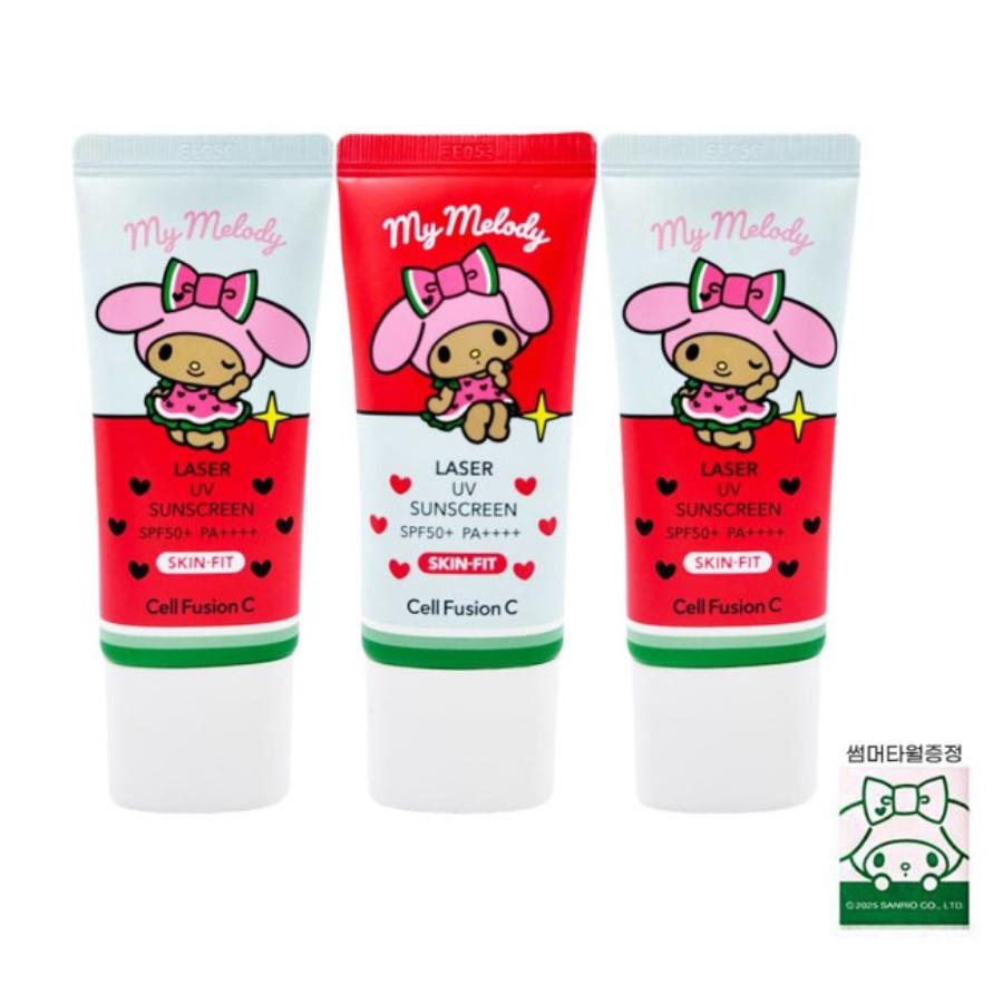 Cell Fusion C My Melody Edition Laser UV Sunscreen 35mlX3ea SET (SPF 50+ PA++++)