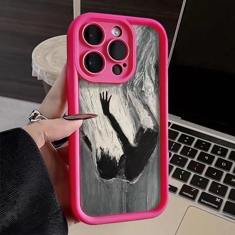 Art Falling iPhone 15 Handyhülle 14Pro Matt 13 iPhone 12/XR/8plus Weich xsmax Neu 11