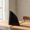 Trapezoid Vase Minimalist Sculptural Modern for Entryway, Dining Table, Living Room Black S