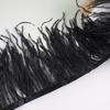 10Meters Ostrich Feathers Fringe Trim For Needlework And Handicrafts Feather Dress Accessories Plumes Fringes For Clothes