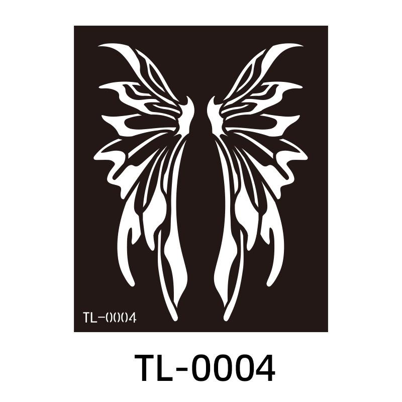 Beauty Sticker Hollow Tattoo Sticker Juice Inkjet Tattoo Template Diy