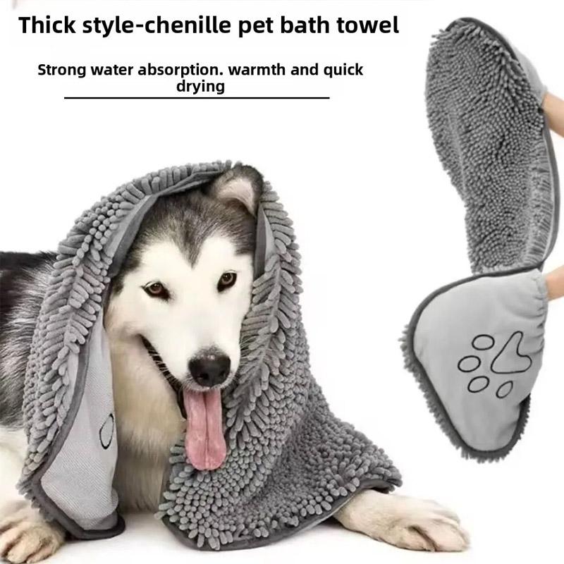 Wear Gloves Pet Towels Soft And Comfortable Quick Drying Cat Towels Dog Towels Pet Showers Cleaning Bathrobes Pet Accessories