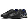 Nike Tiempo Legend 10 Pro TF Black Hyper Royal Chrome Men's Soccer Cleats DV4336-040