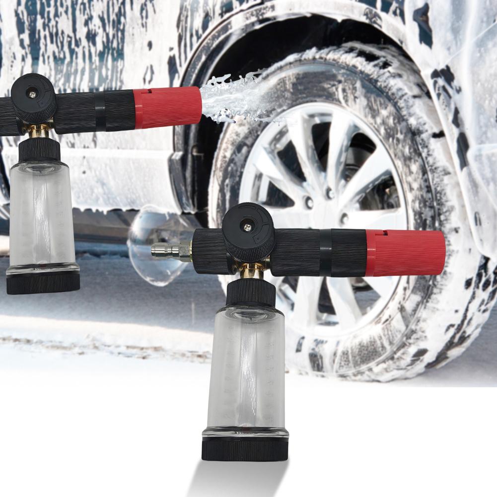 100ml Pressure Washer Gun with 1/4 Inch Quick Connector Car Wash Foam Sprayer Adjustable Foam Spray Pot for Cleaning Cars SUVs