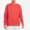 Nike Sweatshirts Women's Red Crew Neck Moderate Regular DQ5734-633
