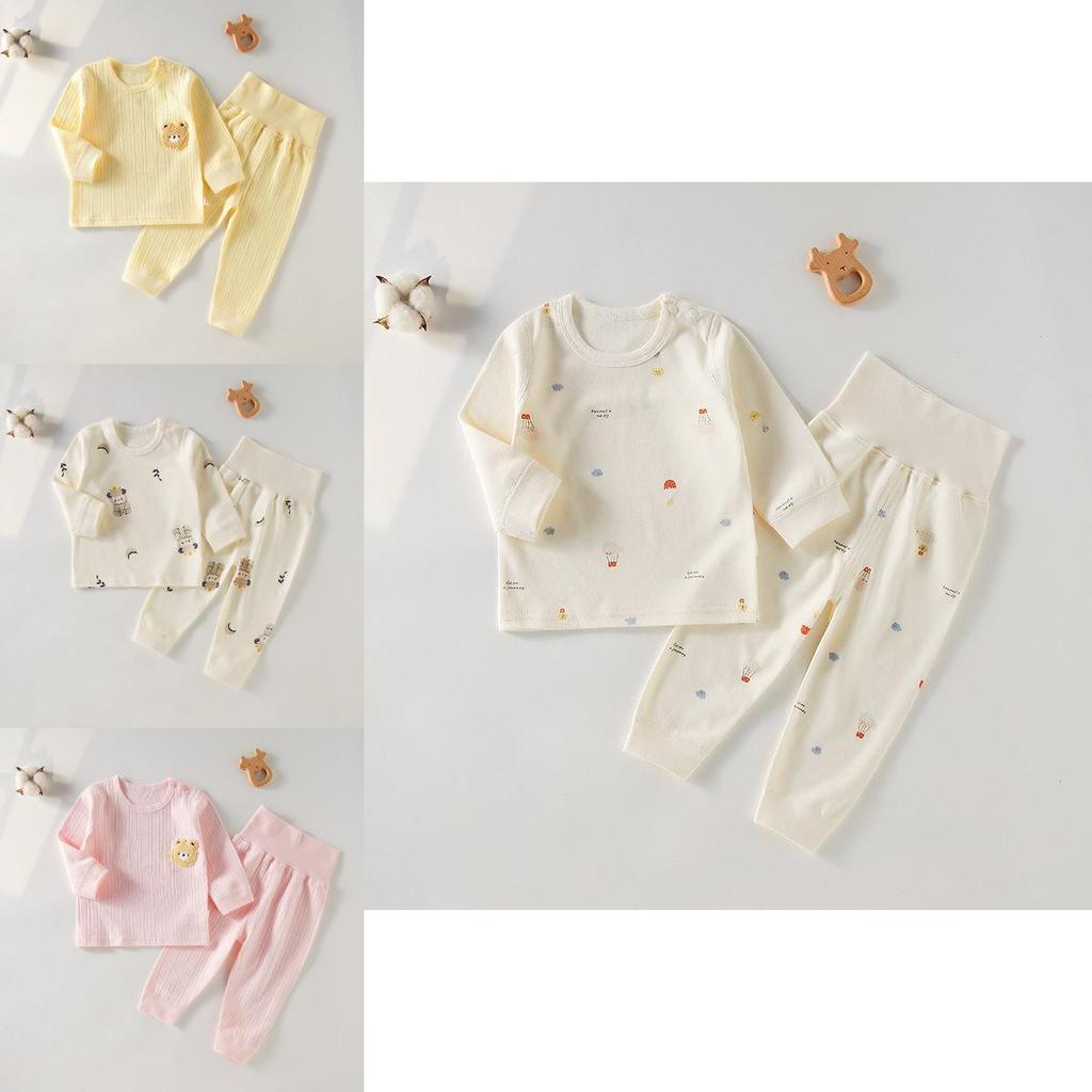 Cozy 2023 Autumn Winter Childrens Soft Cotton Long Sleeve Two Piece Set For Baby Boys And Girls