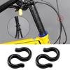 Black S-Hook Clip Hook Shifts Cable Brake Gear Cable Housing Fixing Holder Guide