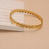 Fashion Luxury Gold-Plated Heart Bracelet for Women Elegant Honeycomb Design High Quality Stainless Steel Bracelet Jewelry