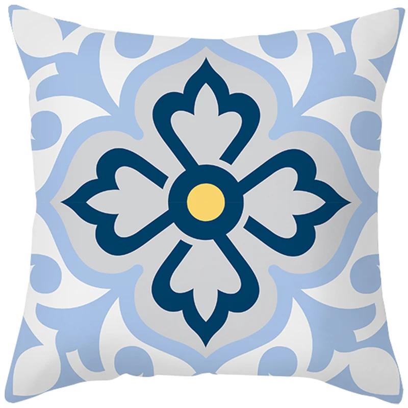 Peach Skin Hug Pillowcase Nordic Simple Color Pattern Sofa Cushion Cover Office Cushion Pillow Case To Customize