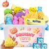 Taba Blind Box Mystery Kawaii Cat Paw Hi Squishy, Simulated Food Fidget Toy, Cute Squeeze Foot Toy Antistress Stress-Relief
