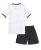 Hiheart Soccer Junior Training Short Sleeves and Breathable and Size 120 Kids' Jersey, Boys' Set, Shorts, Quick-Drying, White,