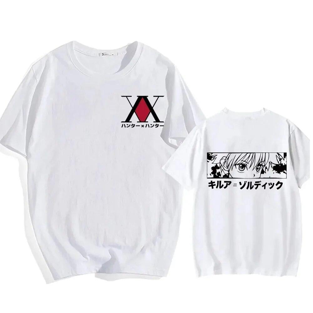Summer Unisex Women Cotton T-Shirt Top Kawaii Hunter X Hunter T-Shirt Killa Zoldyck Casual Comic Street T-Shirt Clothing