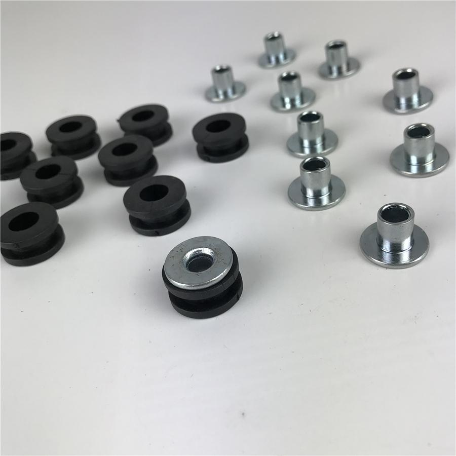 30Pcs Motorcycle Rubber Grommets Bolt For Honda Yamaha Suzuki Kawasaki Fairing