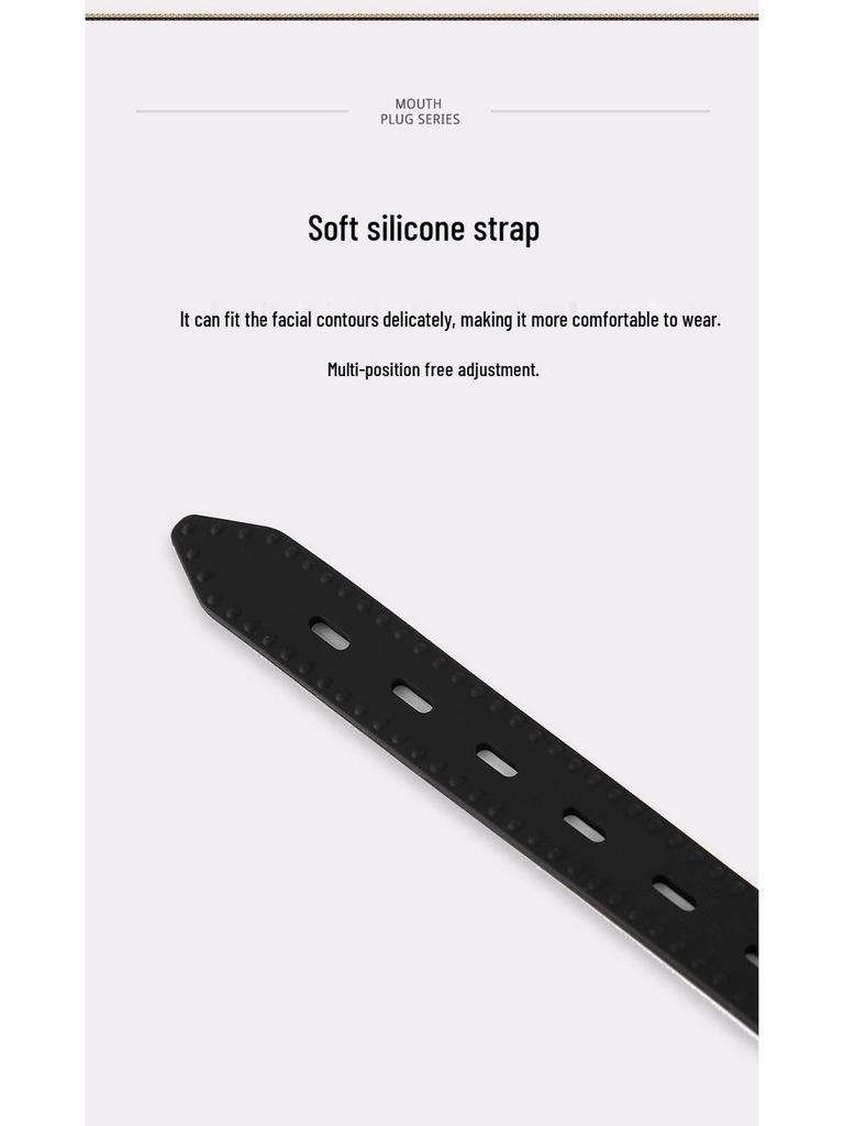 Silicone Erotic Bondage Gag Toy - European & American Oral Passion Prop