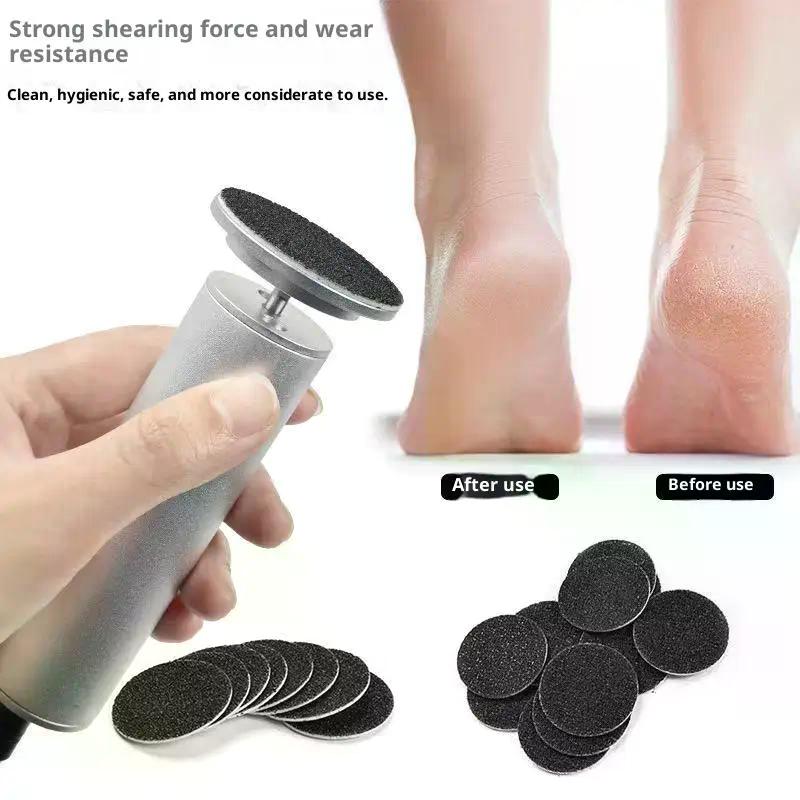 25/35mm Wechselbare Schleifpapier Pediküre Werkzeuge Maniküre Pediküre 3/32'' Scheibe Fuß Hornhaut Entfernen Schleifpapier Scheibe