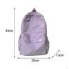 Solid Color Backpack Cute Aesthetic Laptop for Short Trips Camping