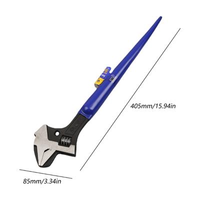 Lightweight Adjustable Wrench Large Opening Short Handle Multifunctional Wrench Plumbing Pipeline Bathroom Tool