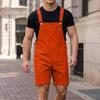 Men's Short Overalls Bib Dungarees for Casual Everyday Wear