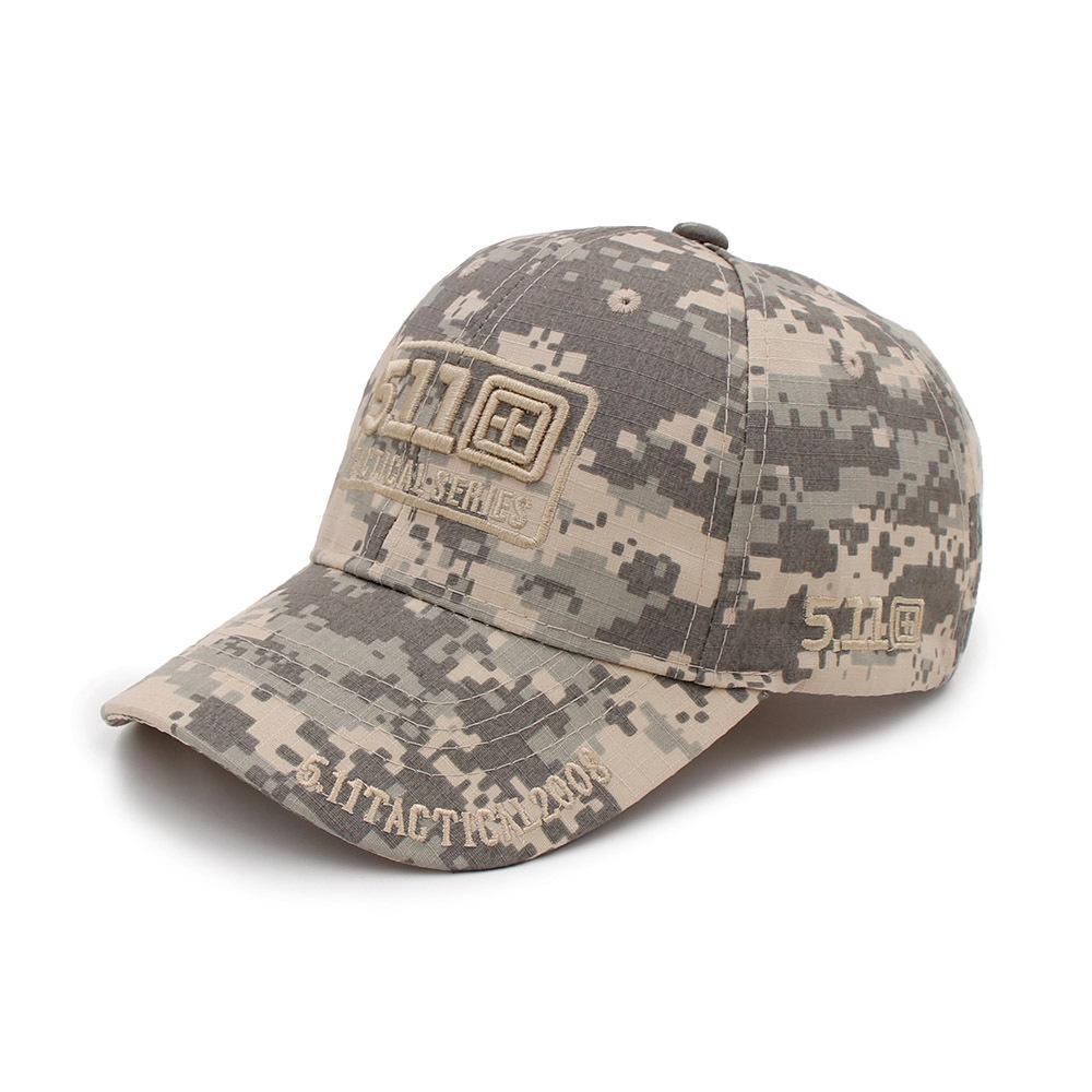 5.11 Velcro Tactical Camouflage Baseball Cap - Military Sports Hat