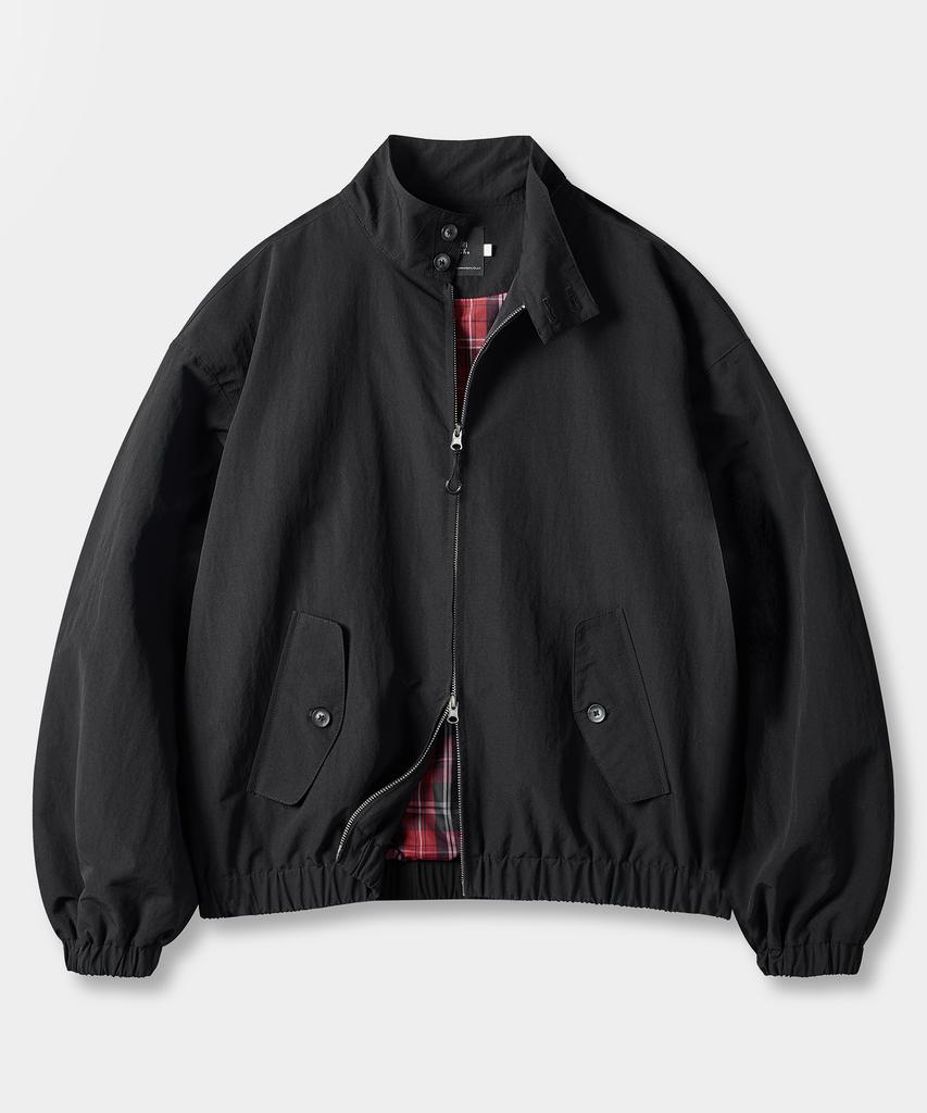 Dimitri Black 2Way Essential Crop Harrington Jacket_4 Color