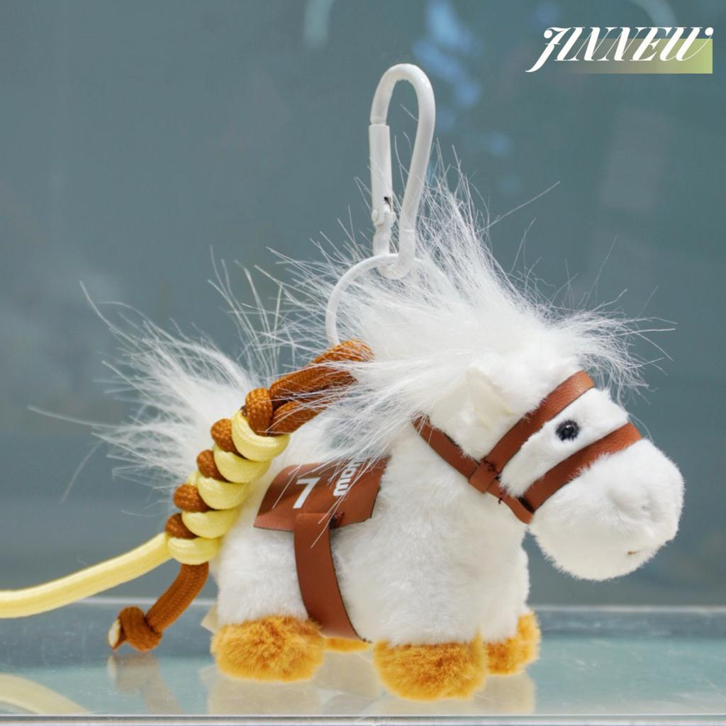 Cute Pony Plush Keychain Funny Money Horse Doll Pendant Creative Gift For Boyfriend Girlfriend