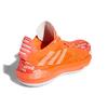Adidas D Lillard 6 Comfortable Versatile Cushioning Low Top Basketball Shoes Men Sneaker Orange White EH2440