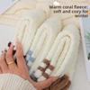 Female Winter Plus Velvet Warm Sports Home Floor Sleep Two Bar In Tube Socks