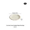 Rock Texture Ruffle Edge Ceramic Dinner Plate, Shallow 2024 New Style Tableware for Hotels