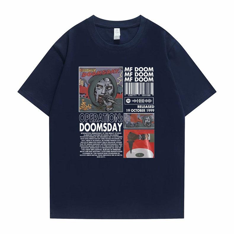 Rapper Mf Doom Hip Hop Oversized Graphic Tshirt Male Cotton Tshirt Man Streetwear Men Women Fashion Trend Short Sleeve T Shirts