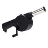 BBQ Air Blower Fast Fire Starter Portable Manual Hand Crank Blower for Outdoor Picnic Camping Cooking Barbecue Stove