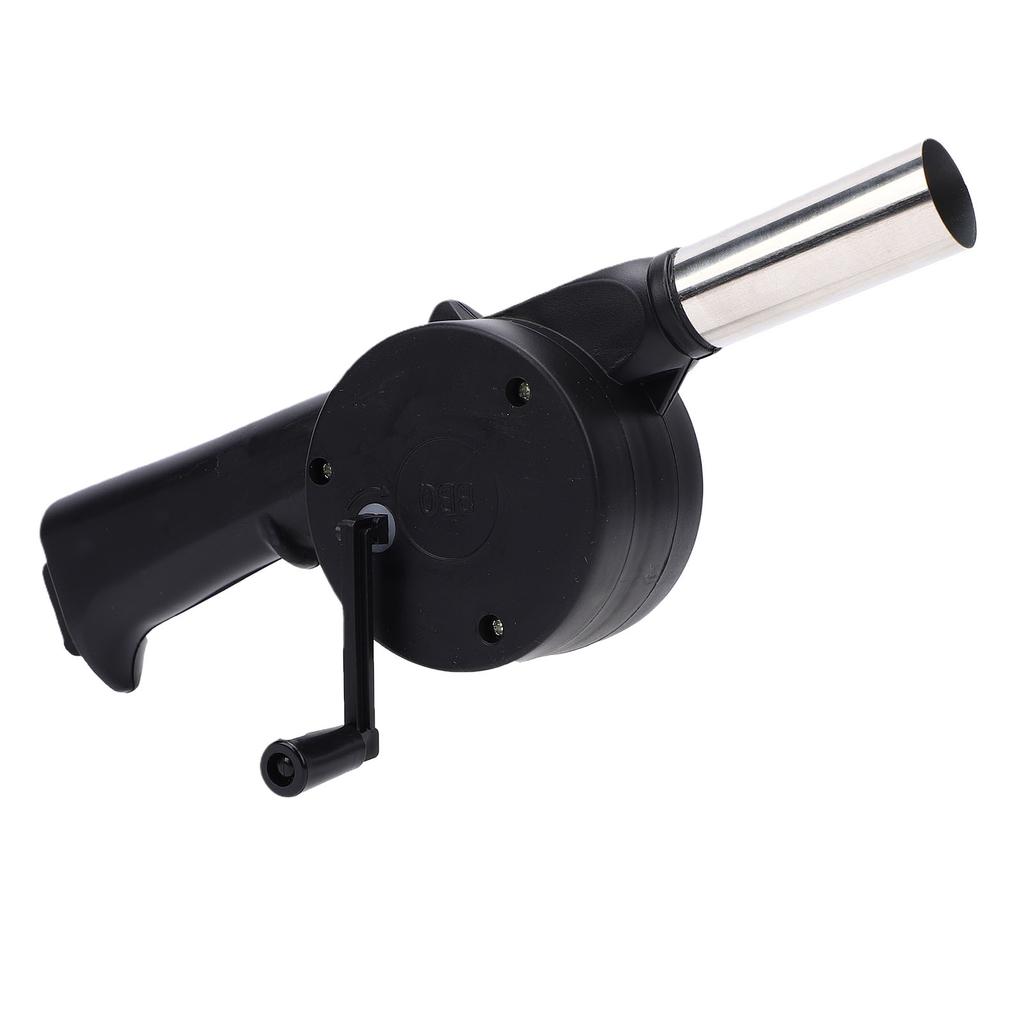BBQ Air Blower Fast Fire Starter Portable Manual Hand Crank Blower for Outdoor Picnic Camping Cooking Barbecue Stove