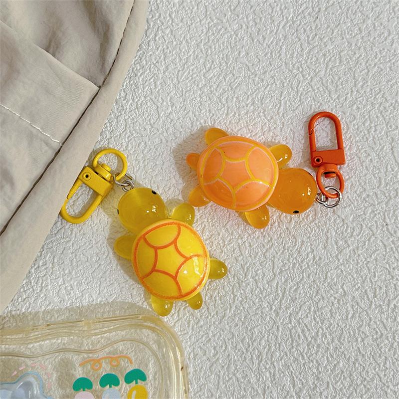Sea Animal Glow In-The-Dark Color Turtle Keychain Cute Sweet Turtle Keyring Vintage Ins Bag Pendant Accessories Girlfriends