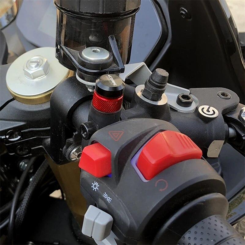 2pcs Motorcycle M10*1.25 CNC Mirror Hole Plug Screws Cover Thread Adapter Bolts For Honda CB650R CB 650R CB 650 R - 2022