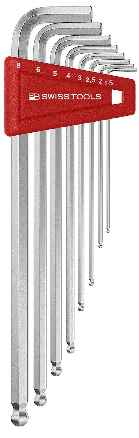 

PB PB Ball-Mounted Long Hex Wrench Set Pack (No 212LH-6)