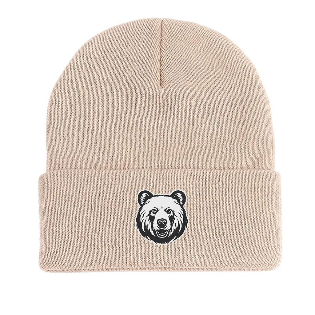 Rooster Image Warm Knitted Cap Beanie, Animal Skullies Beanies Stretchy Soft Sporting Pompom Beanies Knit Cap Beanie