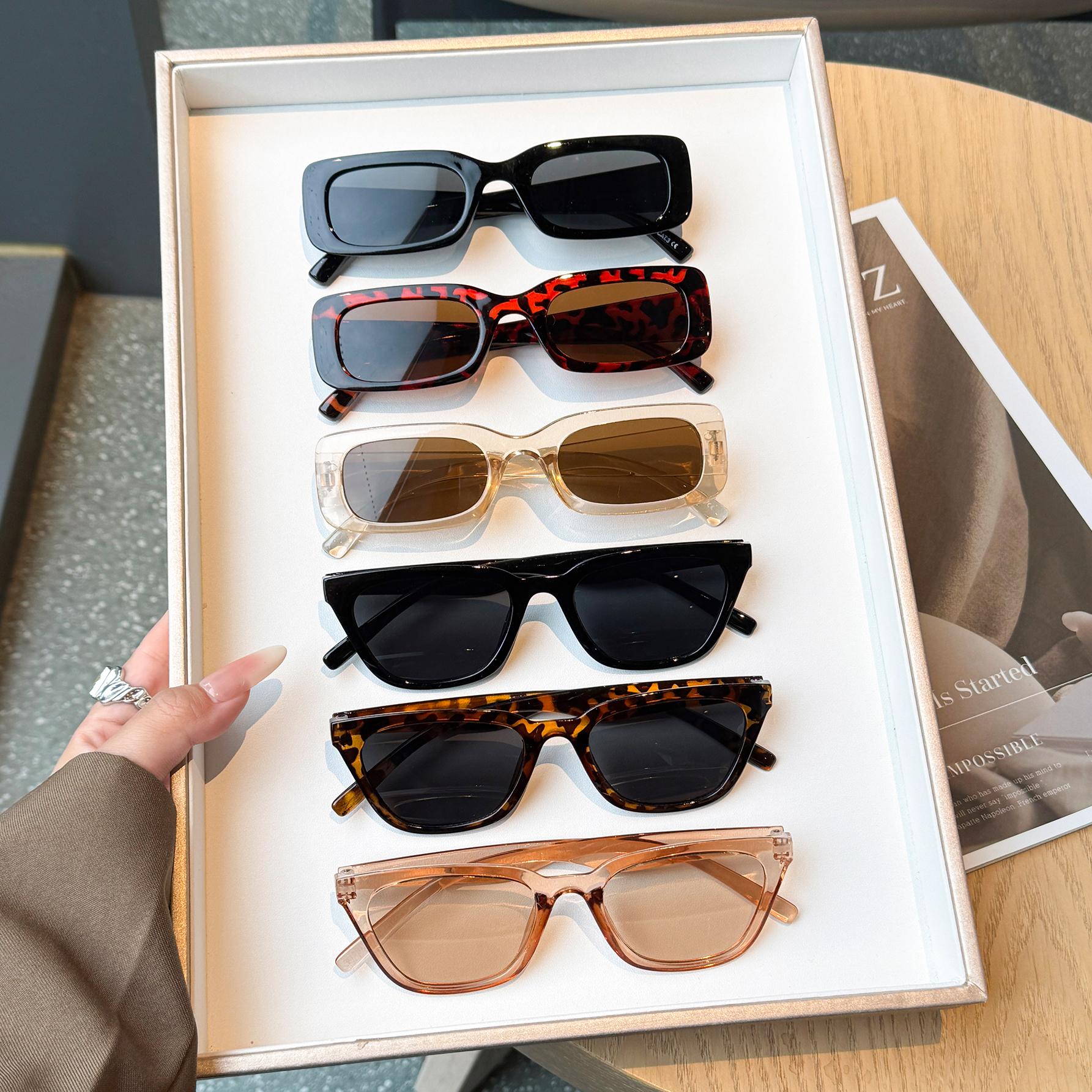

6Pcs Simple and Stylish Glasses for Both Men and Women, Suitable for Daily Wear and Photography, Fashionable Frame Glasses