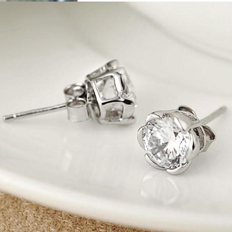 Earrings, Flower Language, Fragrant, Cute Stud Earrings, Fresh Custom Ear Buckles for Women