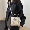 Urban Modern Simple Large Cartoon Square Shoulder Bag For Womens Use Daily