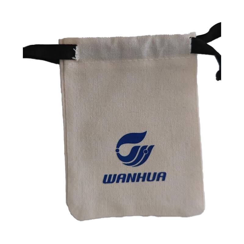 JUYUAN Canvas Drawstring Bags with Wanhua Logo