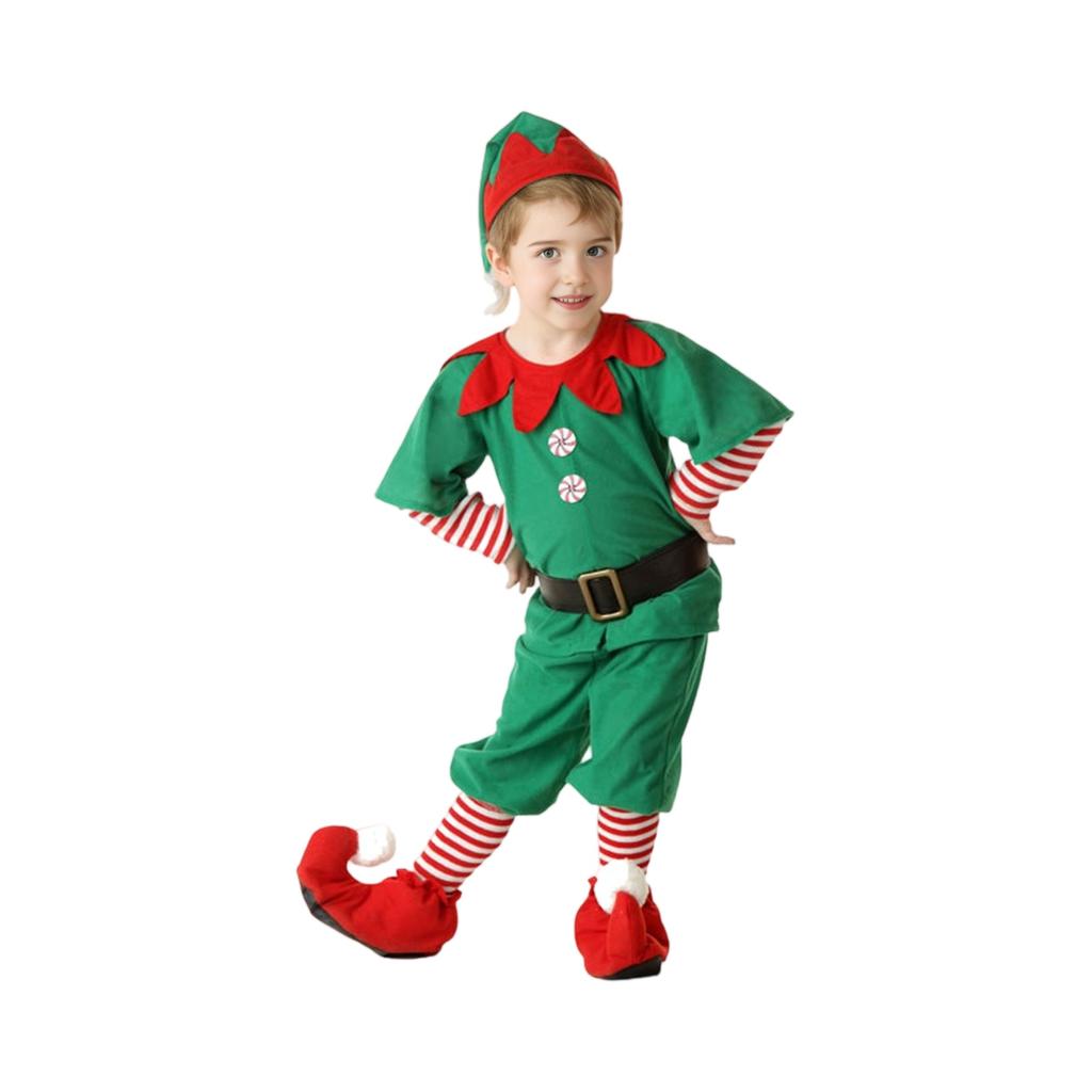 Christmas Boys And Girls Long Sleeves Performance Costumes Parent-child Performance Costumes