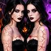 10Pcs Vein Pattern Tattoo Stickers Red Vascular Temporary Tattoo For Halloween Body Art Fake Tattoo For Men Women Cosplay Makeup