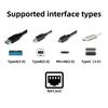 USB Cable Tester Multifunctional Portable Rapid Fault Detector for USB C 3.0 3.1 3.2 Type-C Cables No External Power Needed