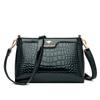 Women's Bag New Crossbody Bag Single Shoulder Bag Women's Lacquer Leather Women's Mom Small Square Bag