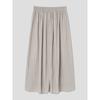 8SECONDS Back Elastic Pleated Skirt Beige (354627Mb1A)