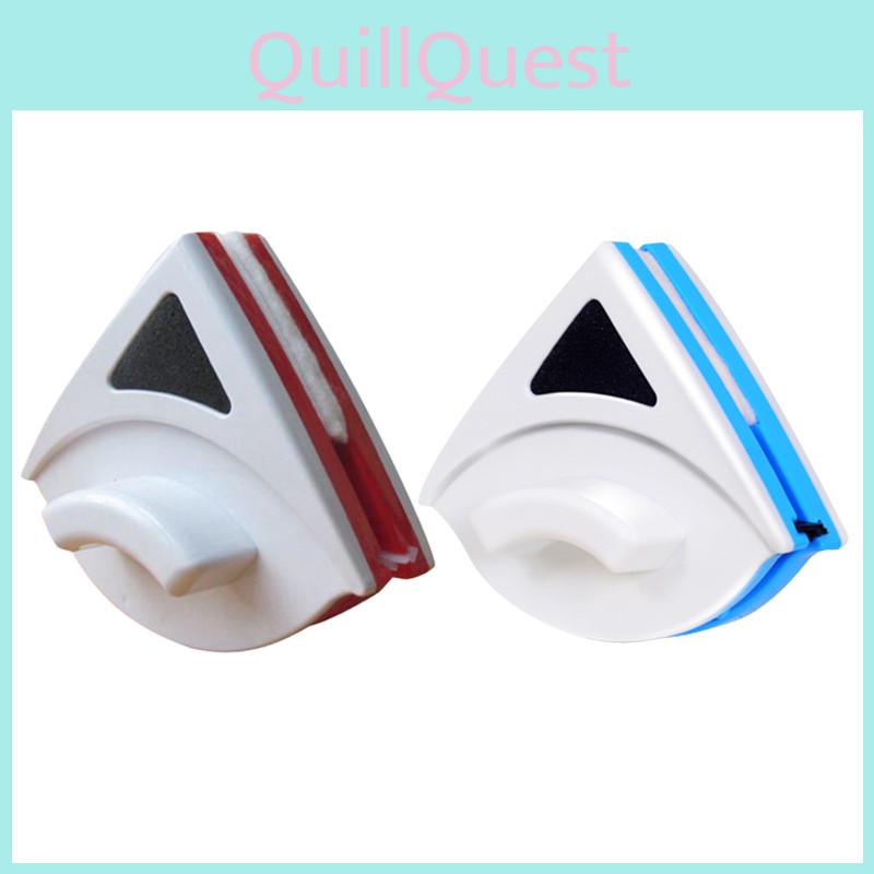 Double Sided Magnetic Glass Wiper With Water Storage Sponge For Thorough Cleaning