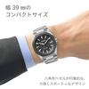 [Citizen] Atessa Light Powered Eco-Drive Radio Watch Waterproof Business Black Octagonal Bezel CB3044-55E Men's Silver