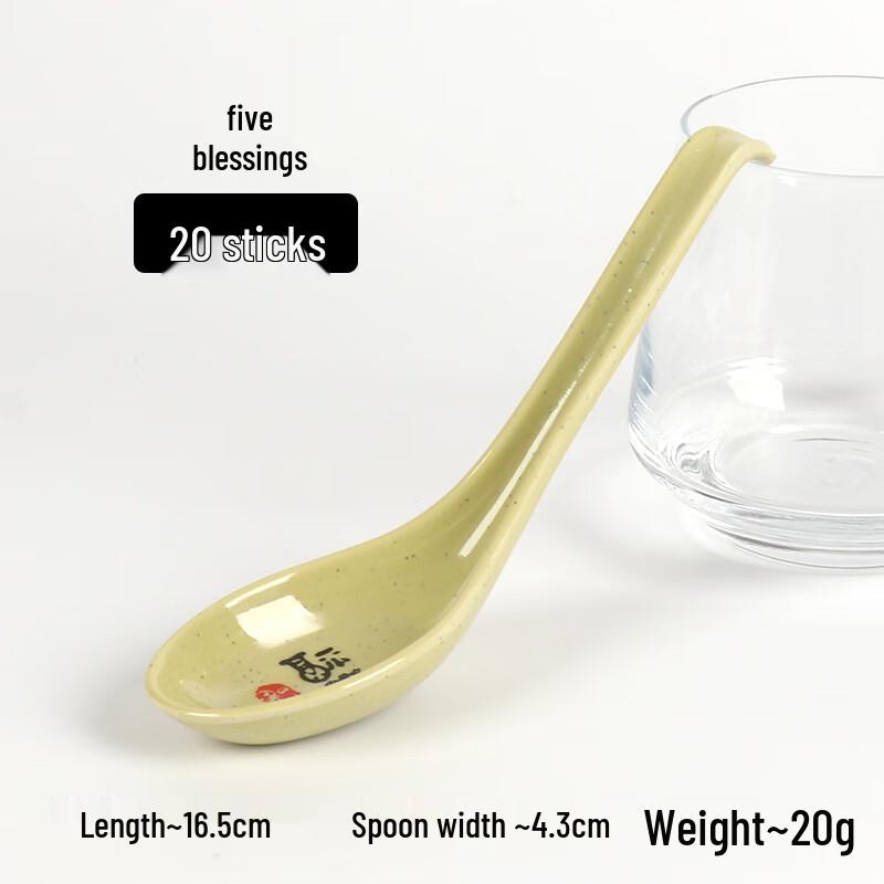 Colorful Melamine Plastic Hook Spoons