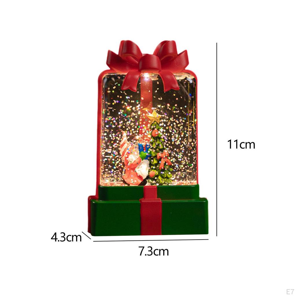 Vánoční dekorace LED noční světla Řemesla větrná lampa Micro Krajina Ornament