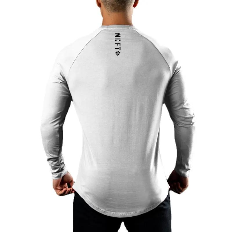 Do The Work Tělocvična Kulturistika Fitness Sport Muži Móda Ležérní Potištěné Cvičení Podzimní komprese Prodyšné Bavlněné topy
